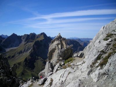 014-Bizarre Felsformationen im Mindelheimer Klettersteig